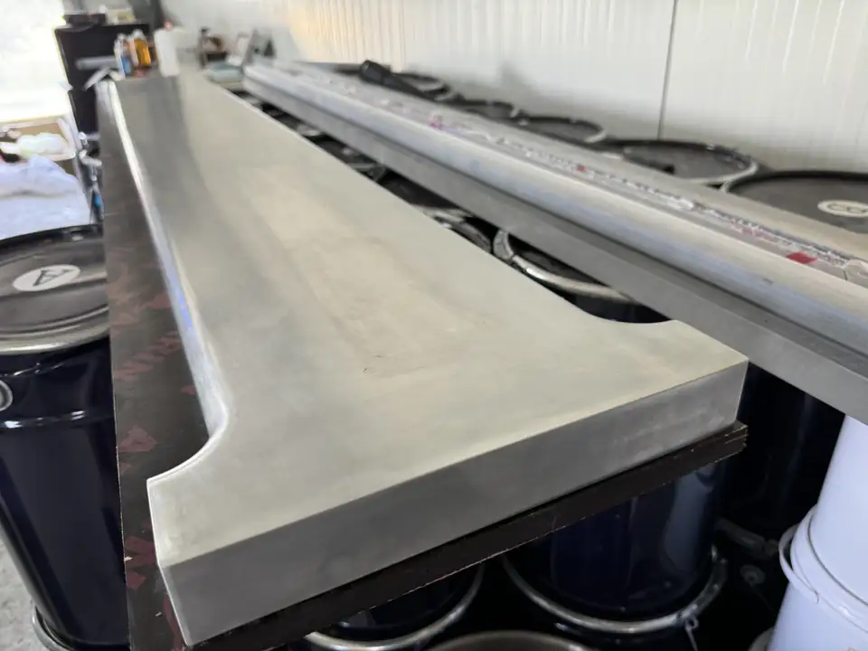 Master model for a new panel mould