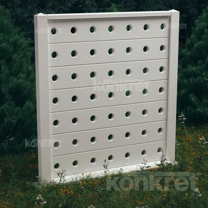Lights concrete fence (KV202)