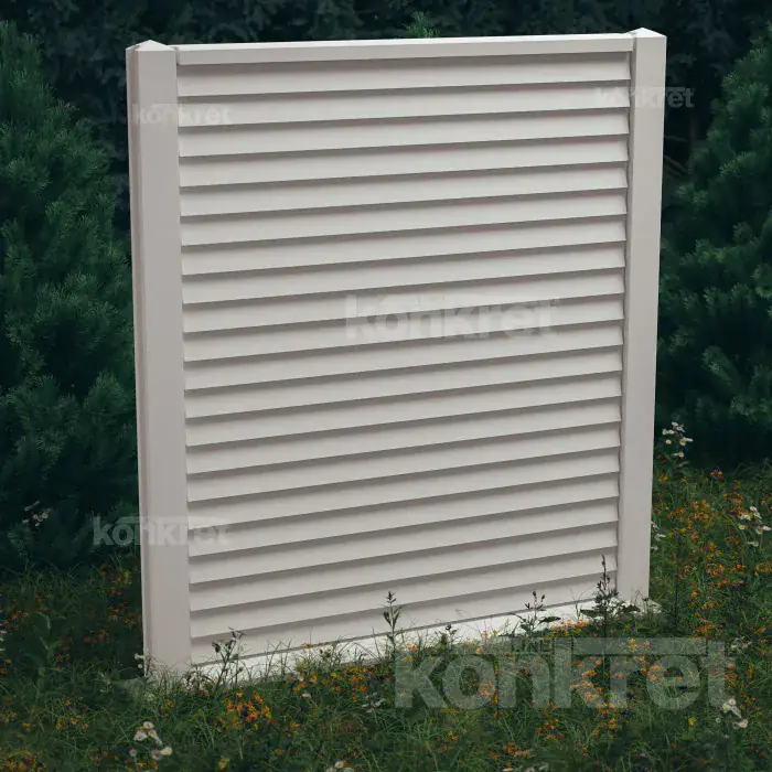 Rain Guard concrete fence (KM209)