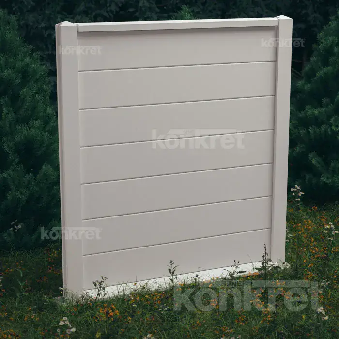 Simple concrete fence (KV100)