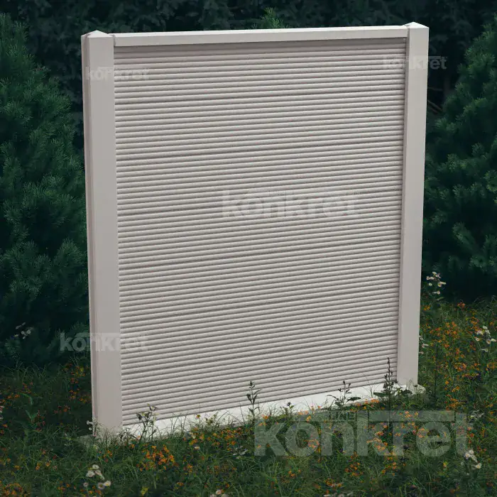Concrete fence Waves (KM207)