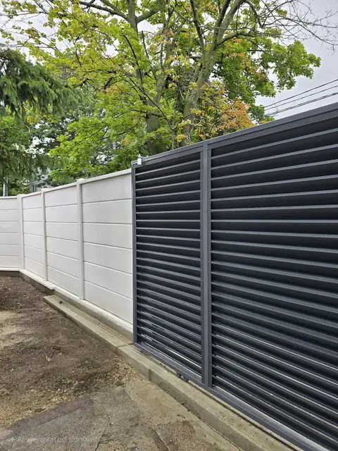 Customer photo no. 14: Konkret Line fence (Google review)